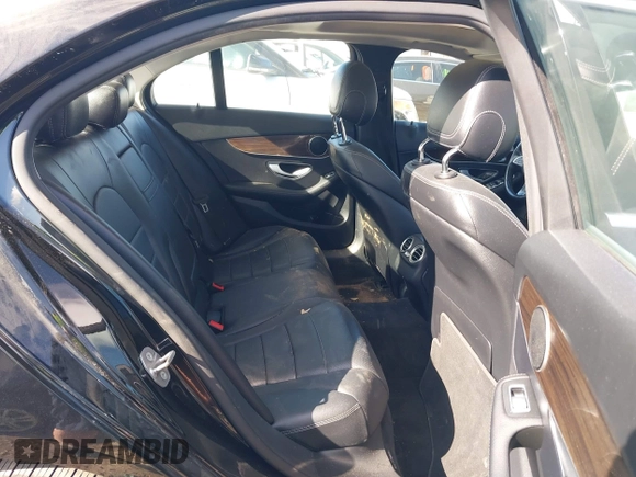 2017 Mercedes-Benz C 300 with VIN 55SWF4KB5HU208708, listed as a IAAI auction lot 41626360 with 89,299 mi miles and . Bid and sale history available at carsss.com. Image 8.