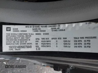 2006 Chevrolet Colorado LS z VIN 1GCCS148268275649, wystawiony jako IAAI lot #42142961 z przebiegiem 191 583 mil mil oraz . Historia ofert i sprzedaży dostępna na DreamBid. Obrazek 9.