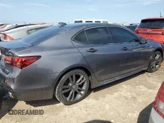 2020 Acura TLX w/A-Spec Pkg with VIN 19UUB3F69LA001401, listed as a Copart auction lot 74666004 with 0 mi miles and Salvage Title. Bid and sale history available at carsss.com. Image 3.