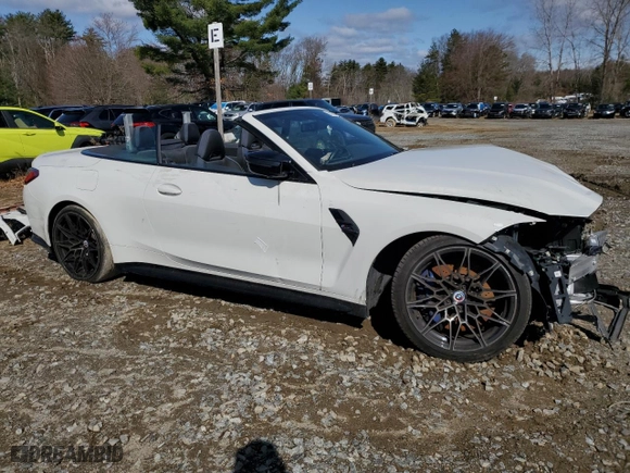 2023 BMW M4 Competition xDrive with VIN WBS33BA0XPCL65057, listed as a Copart auction lot 51454965 with NaN miles and Clean Title. Bid and sale history available at carsss.com. Image 4.