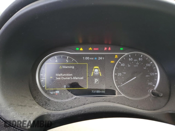 2020 Nissan Kicks SV with VIN 3N1CP5CV3LL550168, listed as a Copart auction lot 85027744 with 73,188 mi miles and Non Repairable. Bid and sale history available at DreamBid. Image 9.