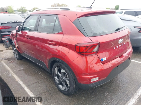 2023 Hyundai Venue Limited with VIN KMHRC8A38PU270940, listed as a IAAI auction lot 41946338 with 33,546 mi miles and . Bid and sale history available at DreamBid. Image 3.