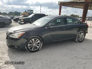2015 Buick Regal z VIN 2G4GV5EK2F9177201, wystawiony jako Copart lot #55065655 z przebiegiem 110 042 mil mil oraz Szkoda całkowita • Salvage title. Historia ofert i sprzedaży dostępna na DreamBid. Obrazek 1.