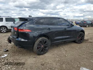 2017 Jaguar F-Pace S with VIN SADCM2BV9HA494620, listed as a Copart auction lot 53371795 with 79,861 mi miles and Salvage title. Bid and sale history available at DreamBid. Image 3.