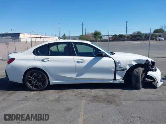 2023 BMW 3 Series 330e with VIN 3MW39FF02P8C89795, listed as a IAAI auction lot 41648172 with 27,179 mi miles. Bid and sale history available at carsss.com. Image 13.