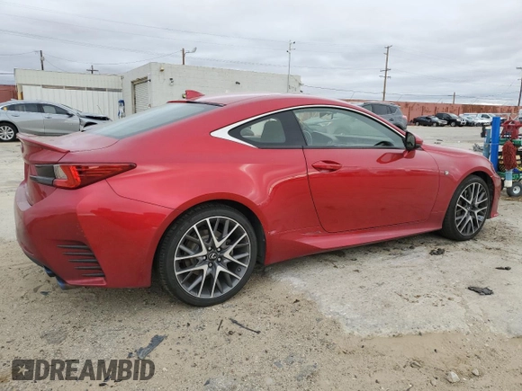 2017 Lexus RC 350 with VIN JTHHE5BCXH5017331, listed as a Copart auction lot 45052195 with 112,648 mi miles and Salvage title. Bid and sale history available at DreamBid. Image 3.