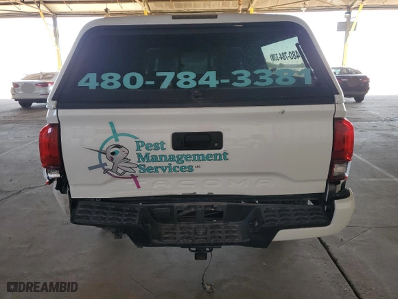 2018 Toyota Tacoma SR with VIN 5TFRX5GN2JX111711, listed as a Copart auction lot 46933655 with 72,714 mi miles and Salvage Title. Bid and sale history available at carsss.com. Image 6.