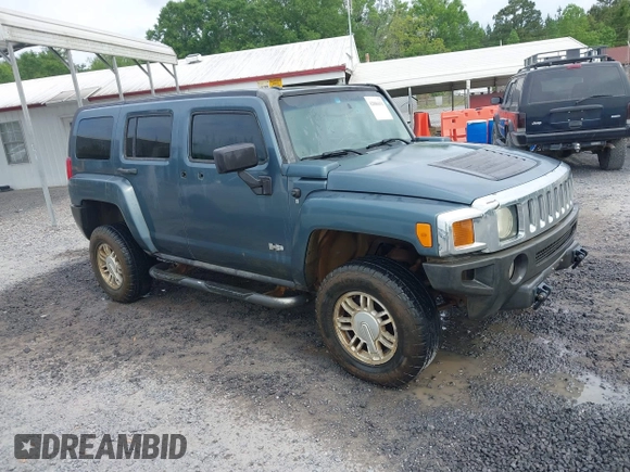2007 Hummer H3 SUV with VIN 5GTDN13E078152249, listed as a IAAI auction lot 42086431 with 274,948 mi miles. Bid and sale history available at carsss.com. Image 1.