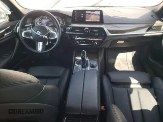 2019 BMW 5 Series 530e with VIN WBAJA9C57KB254922, listed as a Copart auction lot 55161535 with Not provided miles and Salvage title. Bid and sale history available at DreamBid. Image 8.