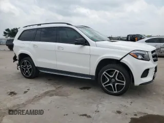 2019 Mercedes-Benz GLS 550 with VIN 4JGDF7DEXKB203995, listed as a Copart auction lot 53217754 with 51,623 mi miles and . Bid and sale history available at DreamBid. Image 4.