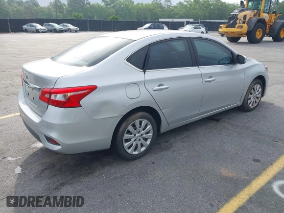2018 Nissan Sentra SV with VIN 3N1AB7AP2JY313399, listed as a IAAI auction lot 42128878 with 123,577 mi miles. Bid and sale history available at carsss.com. Image 4.