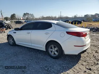 2015 Kia Optima LX with VIN KNAGM4A77F5540430, listed as a Copart auction lot 48704455 with 224,491 mi miles and Salvage Title. Bid and sale history available at carsss.com. Image 2.