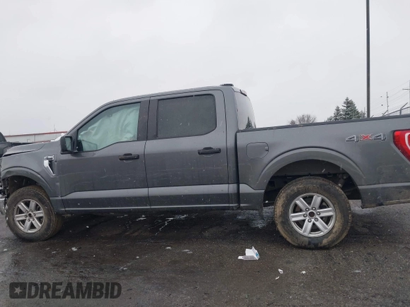 2023 Ford F-150 XL with VIN 1FTFW1E5XPFA34750, listed as a IAAI auction lot 41151167 with 47,175 mi miles. Bid and sale history available at carsss.com. Image 14.