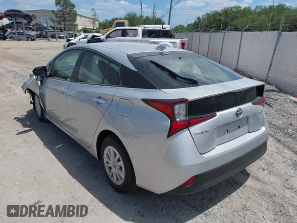 2022 Toyota Prius L Eco z VIN JTDKAMFU5N3184798, wystawiony jako IAAI lot #41947227 z przebiegiem 35 943 mil mil oraz . Historia ofert i sprzedaży dostępna na DreamBid. Obrazek 3.