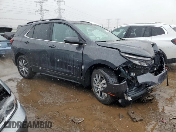 2023 Chevrolet Equinox LT with VIN 3GNAXUEG7PS116500, listed as a Copart auction lot 48172345 with 14,932 mi miles and Salvage Title. Bid and sale history available at DreamBid. Image 4.