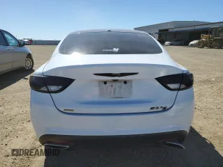 2015 Chrysler 200 S with VIN 1C3CCCBG0FN718258, listed as a Copart auction lot 48431805 with 122,209 mi miles and Salvage Title. Bid and sale history available at DreamBid. Image 6.