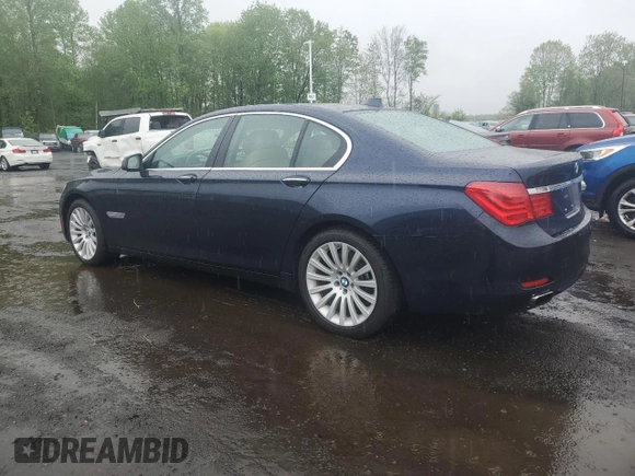 2012 BMW 7 Series 750i xDrive with VIN WBAKC6C53CC395754, listed as a Copart auction lot 55798515 with 79,444 mi miles and Clean Title. Bid and sale history available at DreamBid. Image 2.