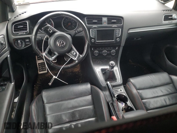 2016 Volkswagen Golf GTI SE w/Performance Pkg with VIN 3VW547AU1GM060801, listed as a Copart auction lot 42822125 with 133,159 mi miles and Salvage Title. Bid and sale history available at carsss.com. Image 8.