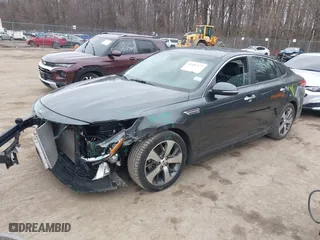 2019 Kia Optima LX with VIN 5XXGT4L33KG379368, listed as a IAAI auction lot 41487477 with 71,868 mi miles. Bid and sale history available at carsss.com. Image 2.