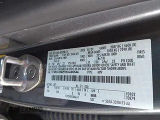 2024 Ford Escape ST-Line with VIN 1FMCU0MZ7RUA96544, listed as a IAAI auction lot 41830465 with 3,463 mi miles and . Bid and sale history available at DreamBid. Image 9.