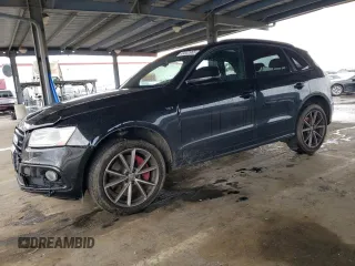2017 Audi SQ5 Premium Plus with VIN WA1CCAFPXHA048443, listed as a Copart auction lot 49302965 with 146,297 mi miles and Salvage Title. Bid and sale history available at carsss.com. Image 1.