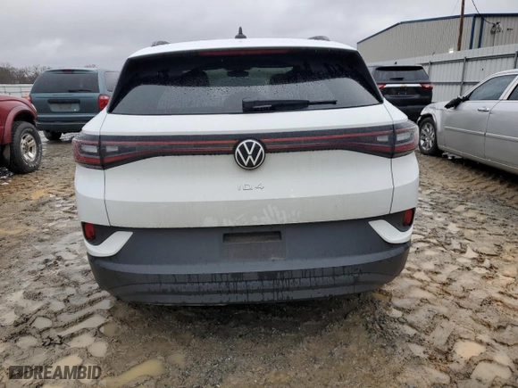 2021 Volkswagen ID.4 Pro S with VIN WVGTMPE22MP047382, listed as a Copart auction lot 38494733 with 0 mi miles. Bid and sale history available at carsss.com. Image 6.