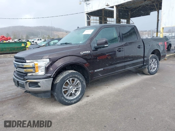 2019 Ford F-150 XL with VIN 1FTFW1E13KFC63843, listed as a IAAI auction lot 41682862 with 102,390 mi miles. Bid and sale history available at carsss.com. Image 18.