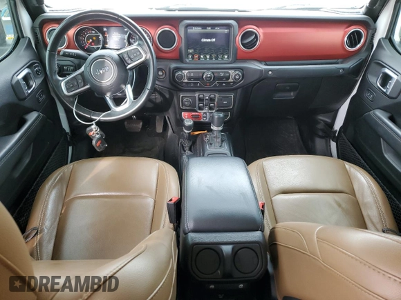 2020 Jeep Gladiator Rubicon z VIN 1C6JJTBG3LL156802, wystawiony jako Copart lot #48904865 z przebiegiem 30 704 mil mil oraz Szkoda całkowita • Salvage title. Historia ofert i sprzedaży dostępna na DreamBid. Obrazek 8.