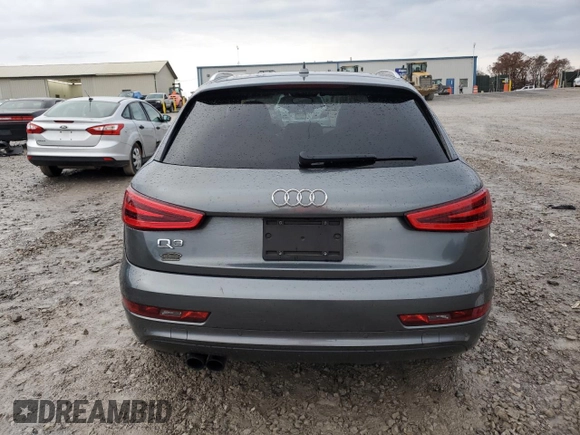 2015 Audi Q3 Premium Plus with VIN WA1BFCFSXFR008042, listed as a Copart auction lot 84424814 with 98,811 mi miles and Clean title. Bid and sale history available at DreamBid. Image 6.