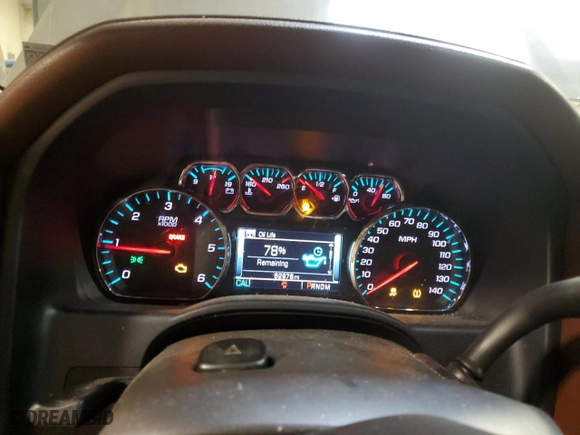 2015 Chevrolet Silverado 1500 High Country with VIN 3GCUKTEJ4FG507597, listed as a Copart auction lot 50562505 with 62,976 mi miles and Salvage Title. Bid and sale history available at carsss.com. Image 9.
