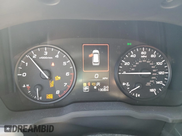 2025 Subaru Forester with VIN JF2SLDAC7SH409814, listed as a Copart auction lot 85524404 with 1,308 mi miles and Salvage title. Bid and sale history available at DreamBid. Image 9.