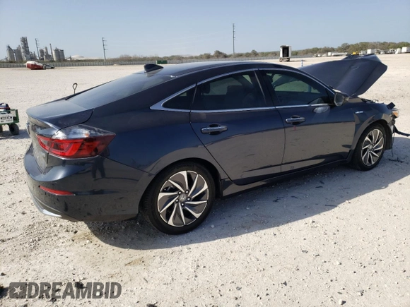 2021 Honda Insight Touring with VIN 19XZE4F91ME002536, listed as a Copart auction lot 49817205 with 48,178 mi miles and Salvage Title. Bid and sale history available at carsss.com. Image 3.