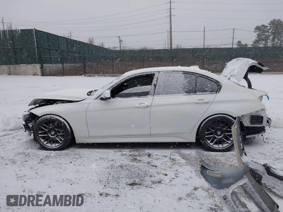 2017 BMW 3 Series 340i xDrive with VIN WBA8B7C56HK704066, listed as a IAAI auction lot 41099518 with 55,539 mi miles. Bid and sale history available at carsss.com. Image 14.
