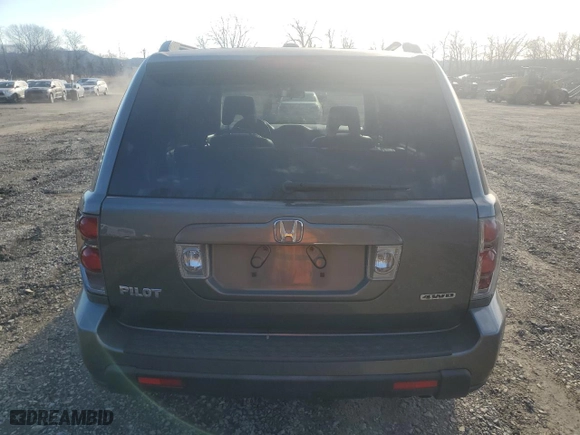 2007 Honda Pilot EX-L with VIN 2HKYF185X7H500509, listed as a Copart auction lot 48109255 with 173,431 mi miles and Salvage Title. Bid and sale history available at carsss.com. Image 6.