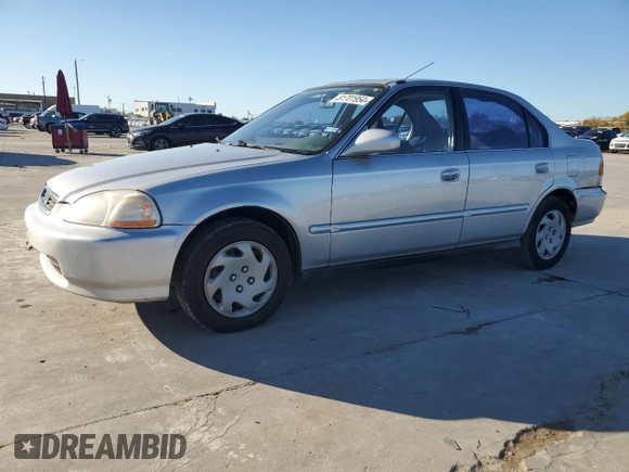 1997 Honda Civic EX z VIN 1HGEJ8649VL018970, wystawiony jako Copart lot #81701954 z przebiegiem 97 853 mil mil oraz Czysty tytuł • Clean title. Historia ofert i sprzedaży dostępna na DreamBid. Obrazek 1.