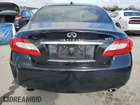 2013 Infiniti M with VIN JN1BY1AR6DM602892, listed as a Copart auction lot 81254914 with 146,465 mi miles and Salvage Title. Bid and sale history available at carsss.com. Image 6.