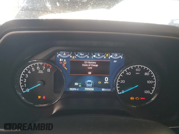 2021 Ford F-150 XL with VIN 1FTEW1C58MFB54623, listed as a Copart auction lot 55072405 with 115,374 mi miles and Salvage title. Bid and sale history available at DreamBid. Image 9.
