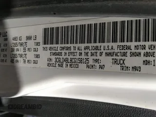 2012 Ram 2500 with VIN 3C6LD4BL8CG158125, listed as a IAAI auction lot 41696033 with 329,985 mi miles and . Bid and sale history available at DreamBid. Image 9.