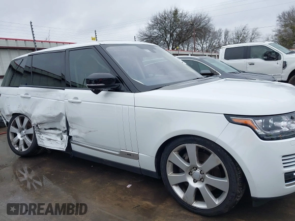 2016 Land Rover Range Rover Supercharged with VIN SALGS3EF0GA274223, listed as a IAAI auction lot 41477329 with 74,664 mi miles and . Bid and sale history available at DreamBid. Image 14.
