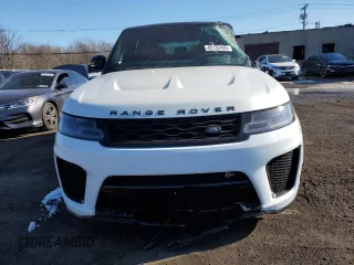 2018 Land Rover Range Rover Sport SVR with VIN SALWZ2SE9JA195721, listed as a Copart auction lot 89152495 with 54,641 mi miles and Salvage Title. Bid and sale history available at carsss.com. Image 5.
