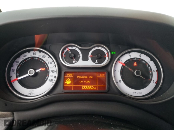 2014 FIAT 500L Trekking with VIN ZFBCFADH7EZ016087, listed as a Copart auction lot 36799254 with 133,852 mi miles and Salvage Title. Bid and sale history available at carsss.com. Image 9.