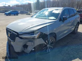 2024 Volvo XC60 Core Dark Theme with VIN YV4L12RK5R1720778, listed as a IAAI auction lot 41855460 with 21,201 mi miles. Bid and sale history available at carsss.com. Image 2.