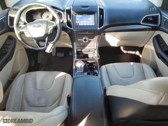 2019 Ford Edge Titanium with VIN 2FMPK3K90KBC37509, listed as a Copart auction lot 45287885 with 82,622 mi miles and Salvage Title. Bid and sale history available at carsss.com. Image 8.