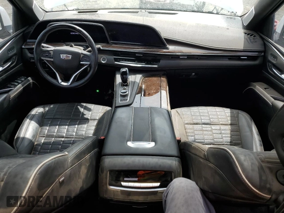 2022 Cadillac Escalade Sport Platinum with VIN 1GYS4GKL9NR192951, listed as a Copart auction lot 58551175 with Not provided miles and Salvage title. Bid and sale history available at DreamBid. Image 8.