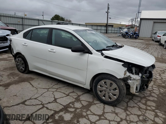 2019 Kia Rio S with VIN 3KPA24AB0KE214132, listed as a Copart auction lot 49580575 with 48,872 mi miles and Salvage Title. Bid and sale history available at DreamBid. Image 4.