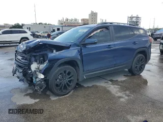 2022 GMC Terrain SLE with VIN 3GKALMEV7NL246663, listed as a Copart auction lot 55052815 with Not provided miles and Salvage title. Bid and sale history available at DreamBid. Image 1.