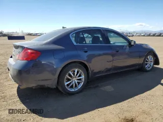 2007 Infiniti G35 Sedan G35x with VIN JNKBV61F37M806710, listed as a Copart auction lot 50420395 with 161,048 mi miles and Salvage Title. Bid and sale history available at carsss.com. Image 3.