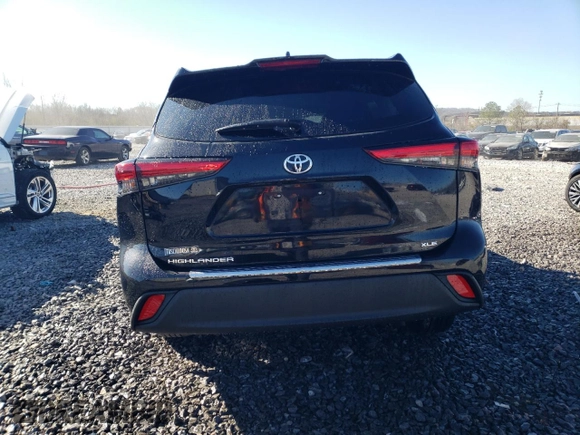2023 Toyota Highlander L with VIN 5TDKDRAH1PS523251, listed as a Copart auction lot 87206064 with 14,605 mi miles and Salvage title. Bid and sale history available at DreamBid. Image 6.