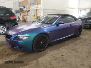 2008 BMW 6 Series M6 z VIN WBSEK93578CY79432, wystawiony jako Copart lot #59533605 z przebiegiem 83 967 mil mil oraz Szkoda całkowita • Salvage title. Historia ofert i sprzedaży dostępna na DreamBid. Obrazek 1.