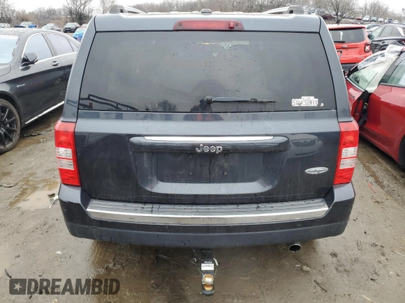 2016 Jeep Patriot High Altitude with VIN 1C4NJPFA8GD590575, listed as a Copart auction lot 44105545 with 96,137 mi miles and Salvage Title. Bid and sale history available at carsss.com. Image 6.